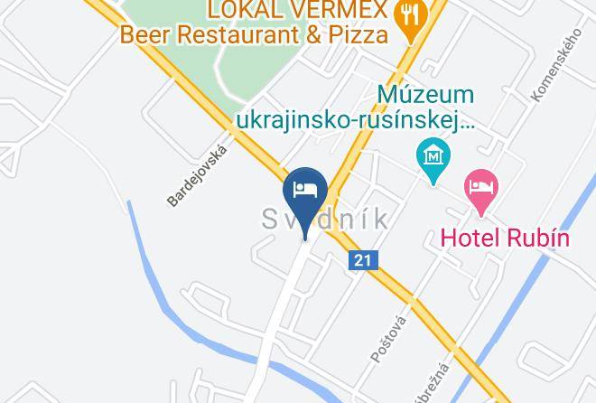 Svidnik - Stara Posta Maps