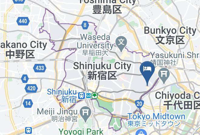 Shinjuku Ward - Star Club Ichigaya Maps