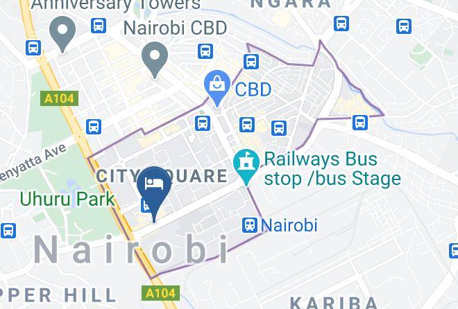 Nairobi - Stardom Hotels Limited Maps