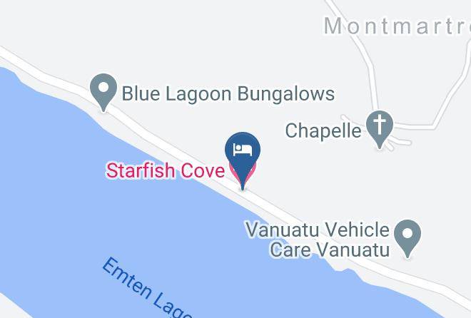 Efate - Starfish Cove Maps