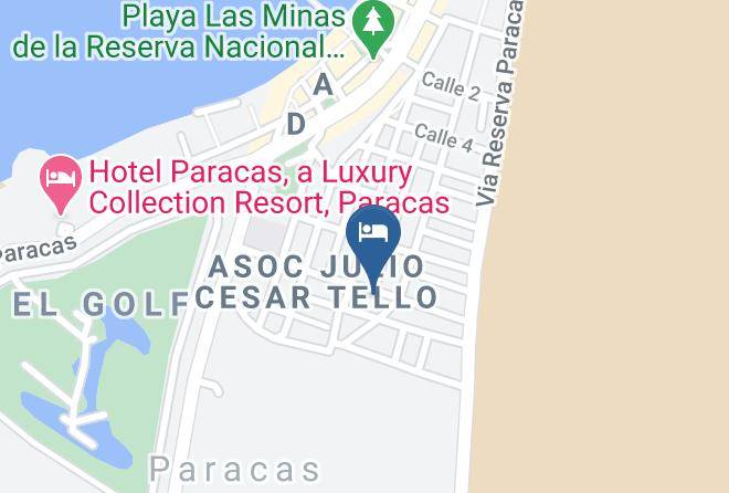 Pisco - Starfish Of Paracas Maps