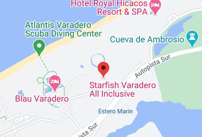 Cardenas - Starfish Varadero All Inclusive Maps