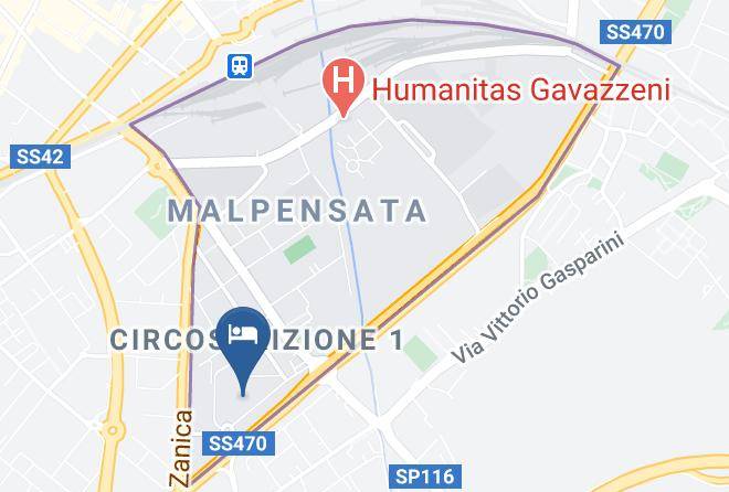 Bergamo - Starhotels Cristallo Palace Maps
