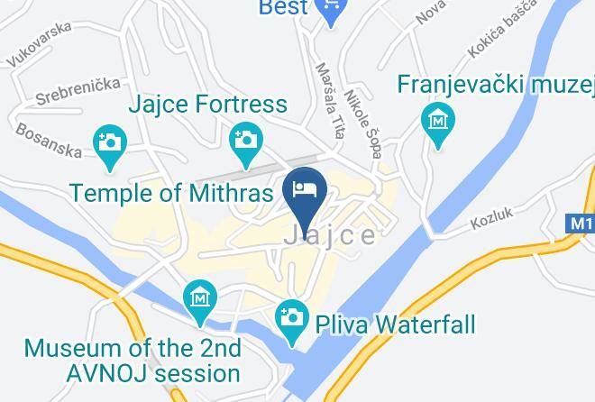 Srednjobosanski - Stari Grad Hotel Maps
