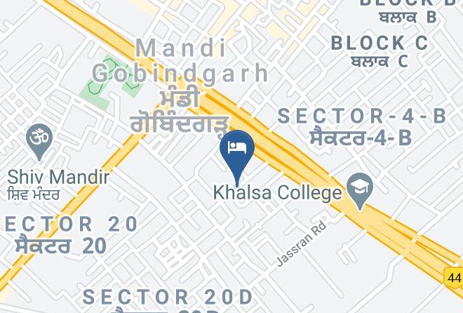 Mandi Gobindgarh - Starihotel Gobingarh Maps