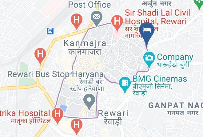 Rewari - Starihotels Azad Chowk Rewari Maps