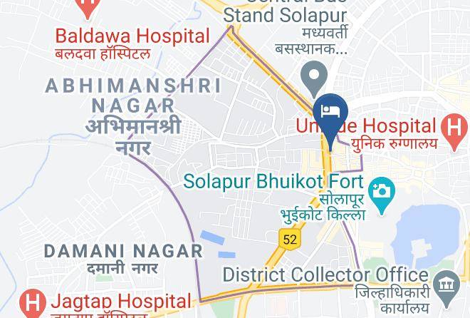 Sholapur - Starihotels Goldfinch Peth Solapur Maps