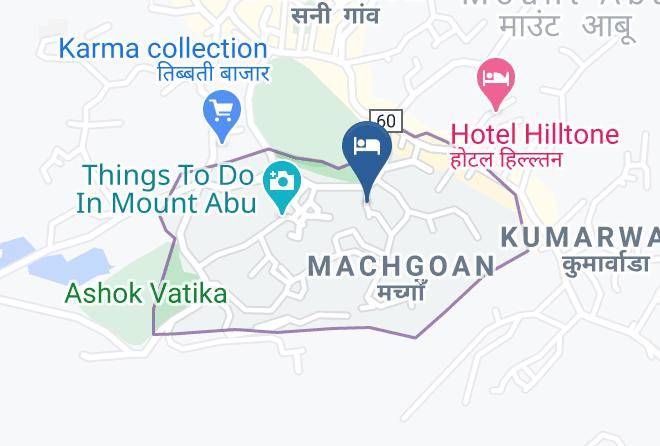 Mount Abu - Hotel Saraswati Maps
