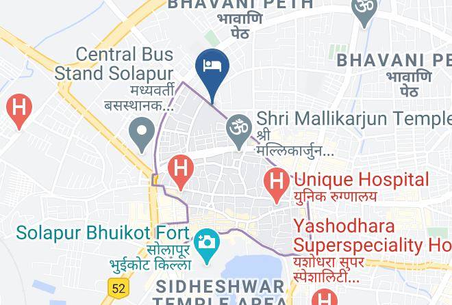 Sholapur - Starihotels Nilanagar Solapur Maps