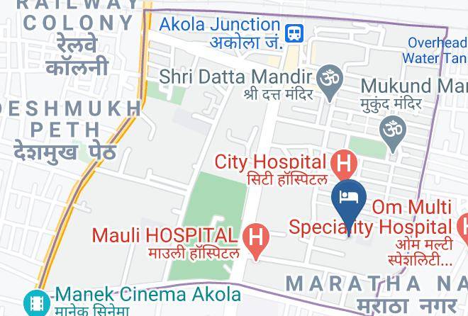 Akola - Starihotels Railway Station Akola Maps