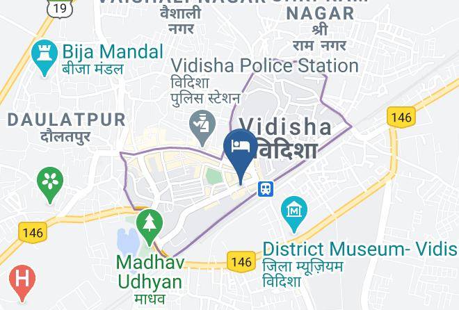Vidisha - Starihotels Railway Station Vidisha Maps