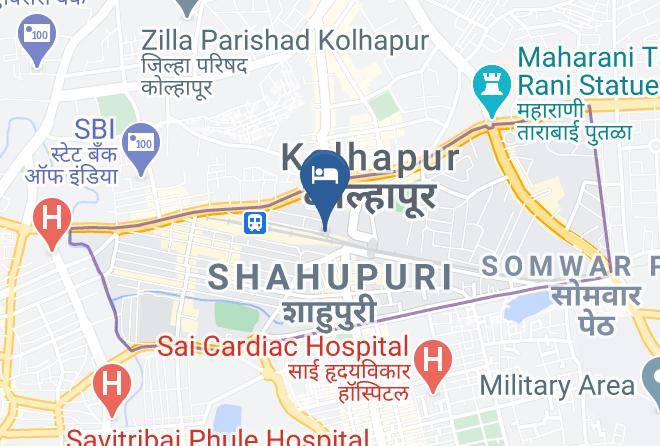Kolhapur - Starihotels Raviwar Peth Kolhapur Maps