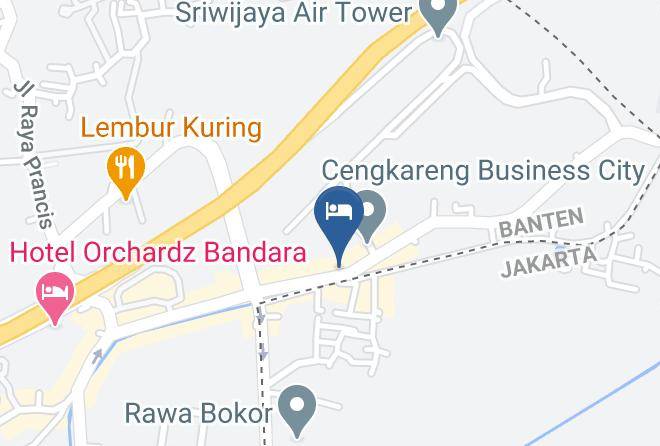 Starlet Hotel Jakarta Airport Map