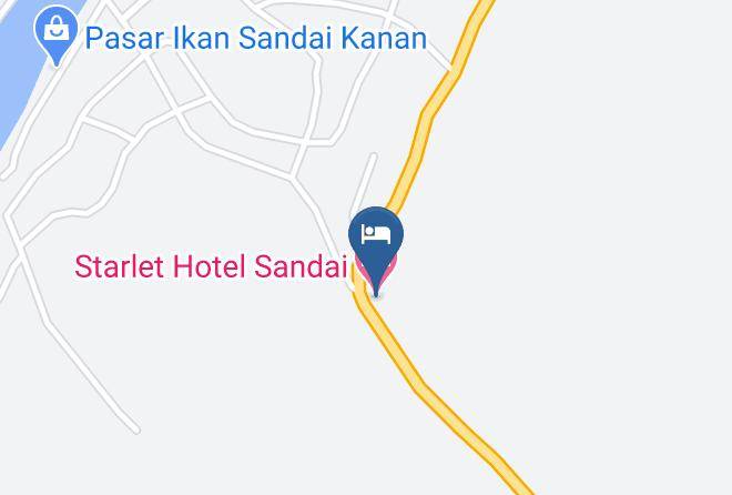 Ketapang Regency - Starlet Hotel Sandai Maps