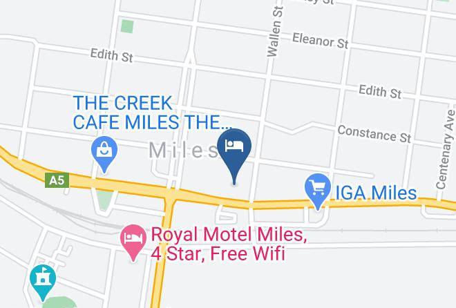 Starline Motor Inn Map