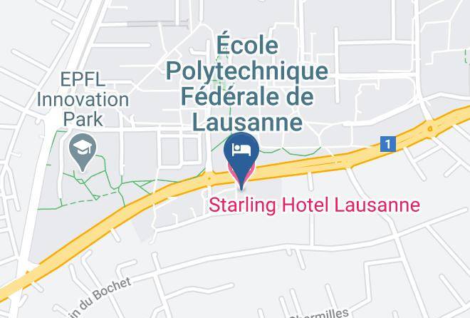 Ouest Lausannois District - Starling Hotel Lausanne Maps