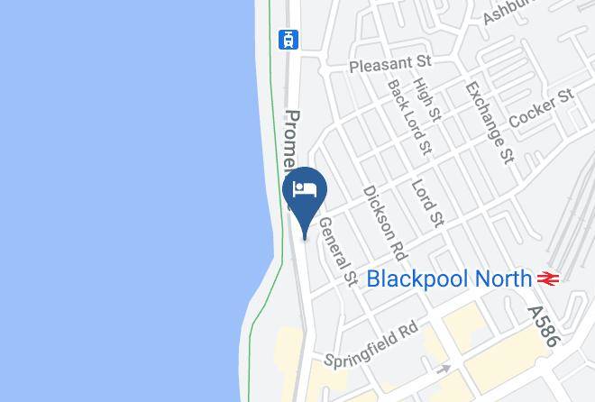 Blackpool - Starlux Hotel Maps