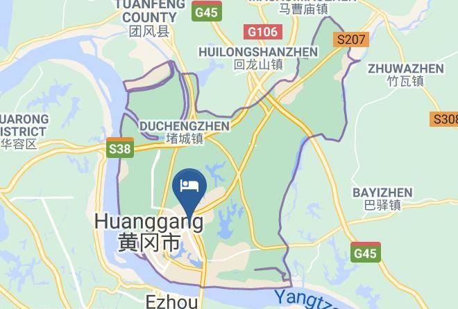 Huanggang - Starry Sky Hotel Maps