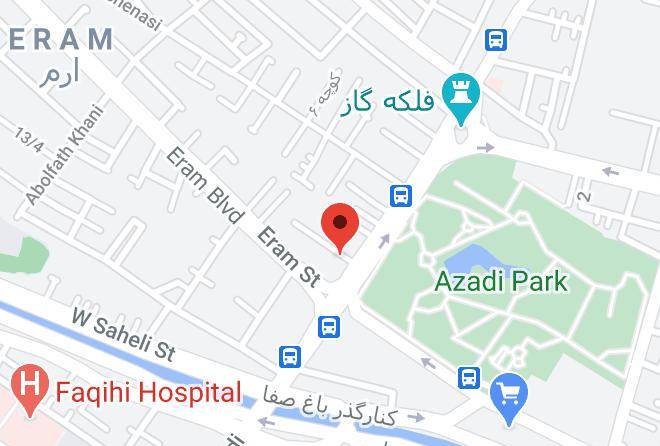 Shiraz - Stars Hotel Maps