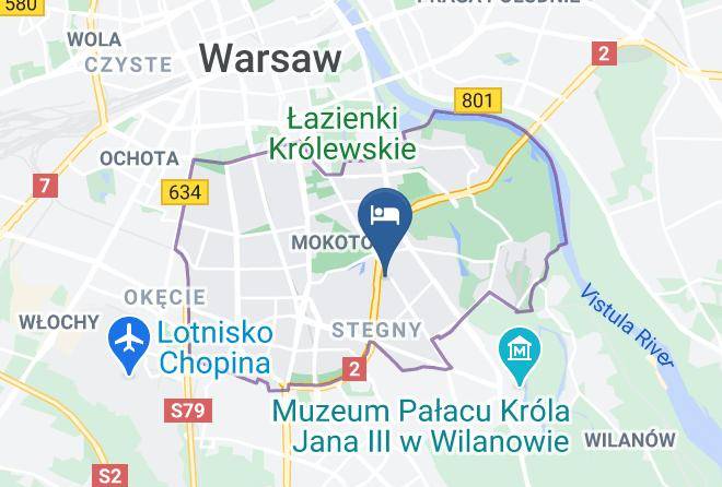 Warsaw - Start Hotel Aramis Maps