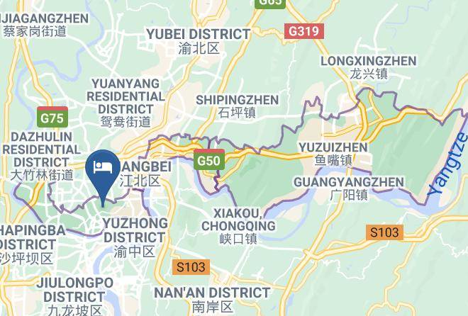 Jiangbei District - Starway Hotel Huana Chongqing Maps