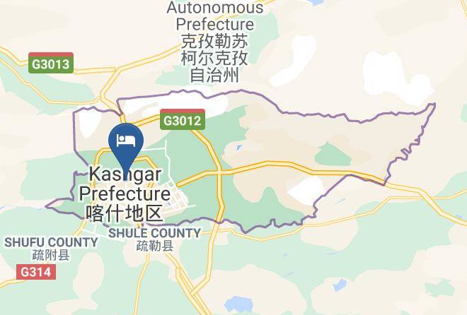 Kashi Region - Starway Hotel Kashgar International Coach Station Maps