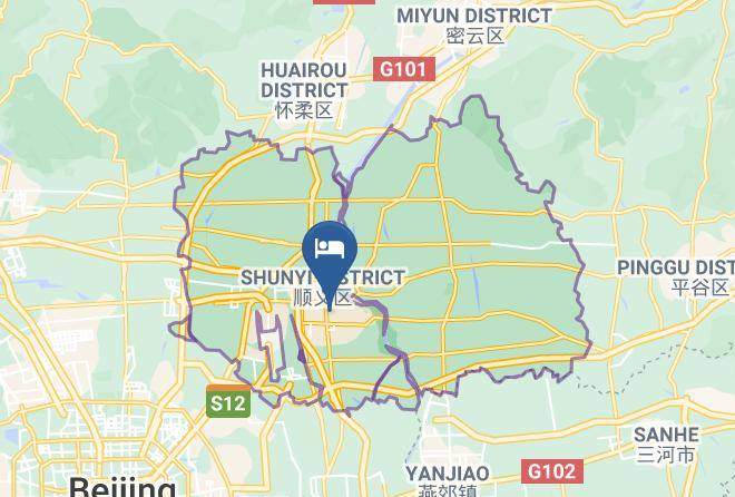 Shunyi District - Starway Hotel Maps