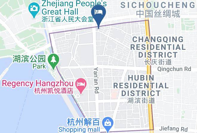 Hangzhou - Starway Huihao Hotel Hangzhou Maps
