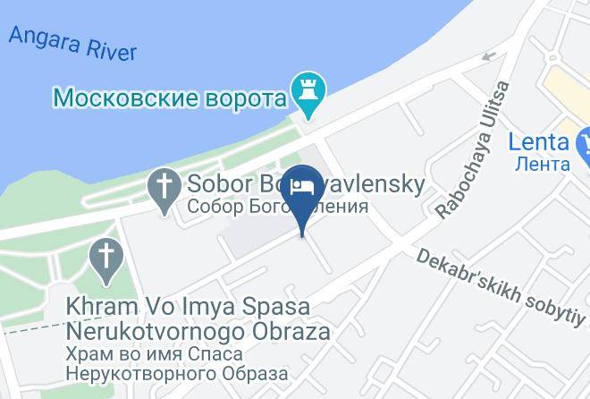 Irkutsk - Staryy Dvorik Gostinitsa Maps