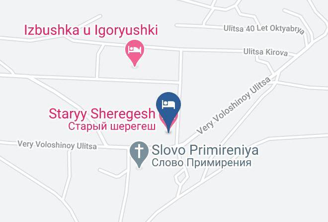 Tashtagolsky District - Staryy Sheregesh Maps