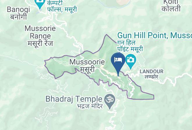 Mussoorie - Starz Regency Clarks Inn Mall Road Mussoorie Maps