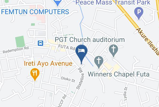 Akure - Stateline Hotels Akure Maps