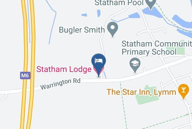 Warrington - Statham Lodge Hotel Maps