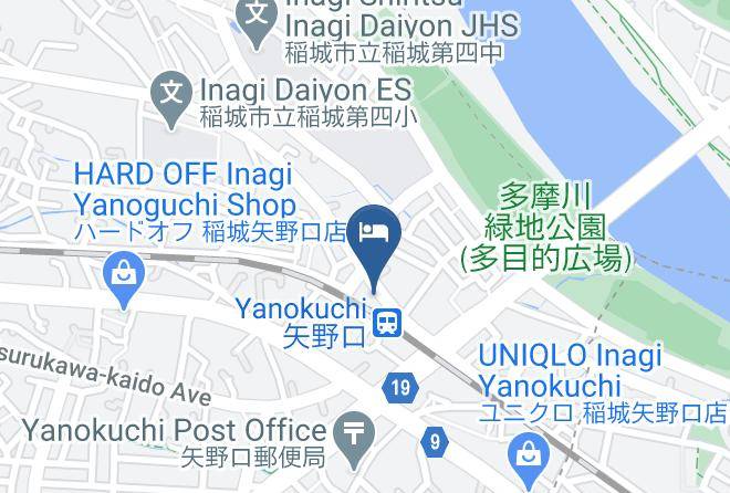 Inagi City - Station Hotel Chabo Maps