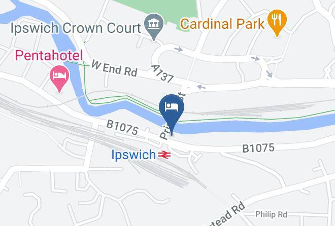Suffolk - Station Hotel Ipswich Maps