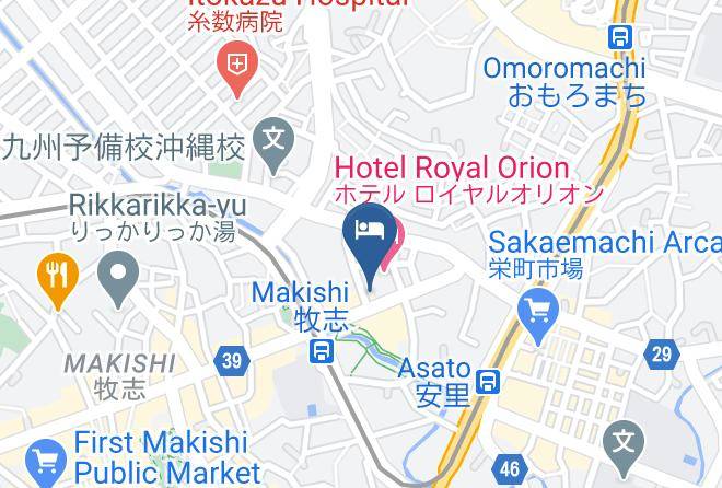 Naha City - Hotel Okinawa With Sanrio Characters Maps