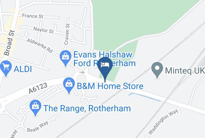 Rotherham - Station Hotel Maps