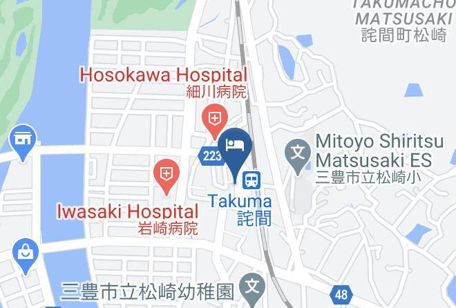 Mitoyo City - Station In Takuma Maps