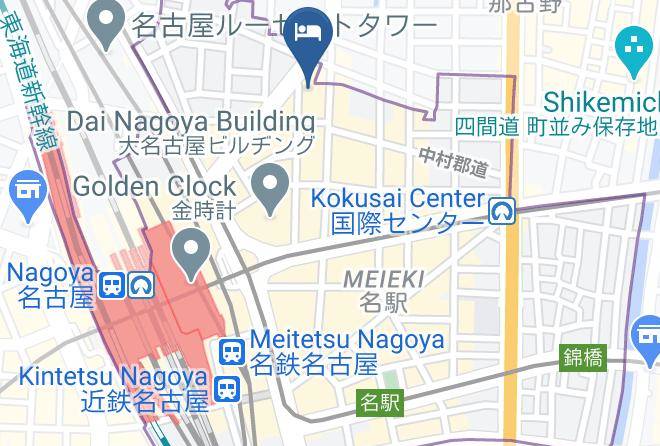 Nagoya City Nakamura Ward - Station Inn Nagoya Maps