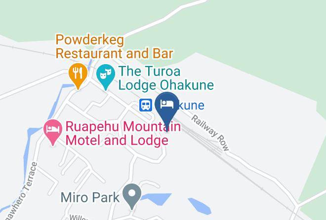 Ruapehu - Station Lodge Yha Ohakune Maps