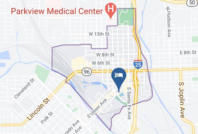 Pueblo - Station On The Riverwalk Maps
