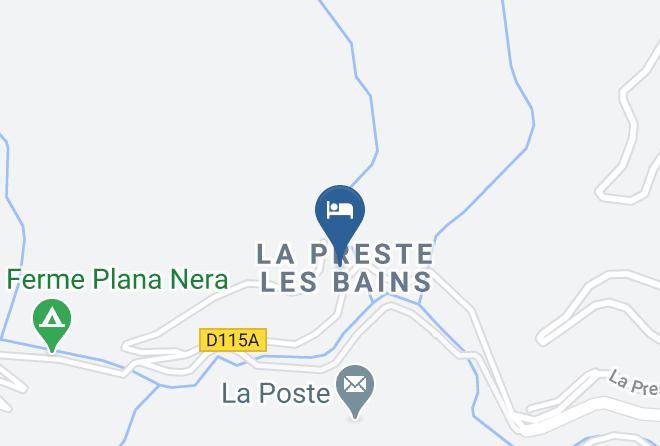 Pyrenees Orientales - Station Thermale La Preste Les Bains Maps