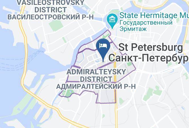 Saint Petersburg - Statskij Sovetnik Hotel Kustarnyy Maps
