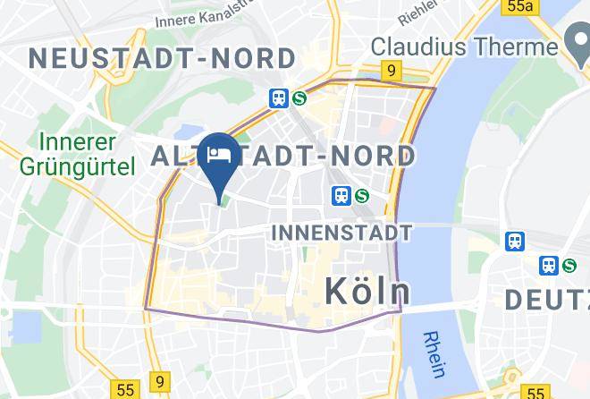 Cologne - Statthaus Statt Hotel Maps