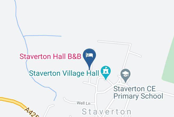 Northants - Staverton Hall B&b Maps
