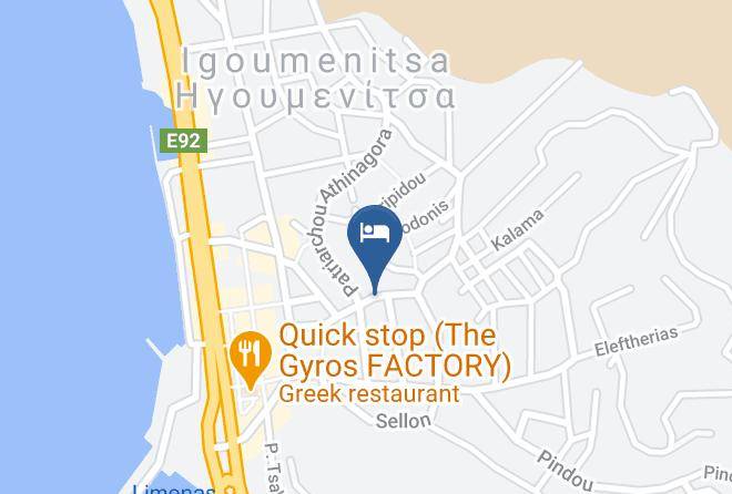 Thesprotia - Stavrodromi Hotel Maps