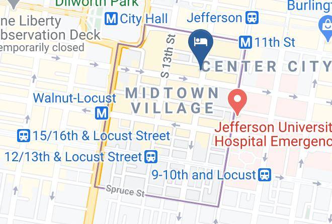 Stay Alfred At City Center Map