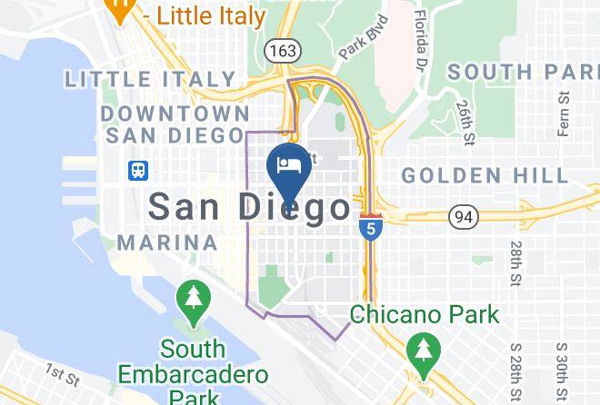 San Diego - Stay Alfred On 10th Avenue Maps