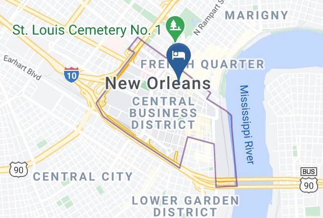 Orleans Par - Stay Alfred On North Carondelet Street Maps