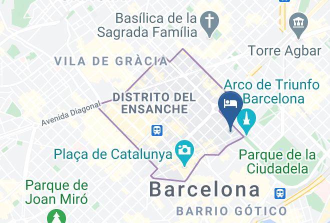 Hotel Nh Collection Barcelona Podium Map